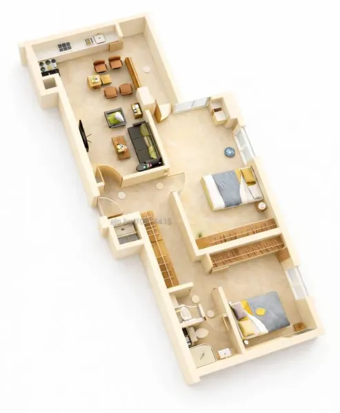 Spacious 2-Bed Apartment in Plovdiv Center - Image 3