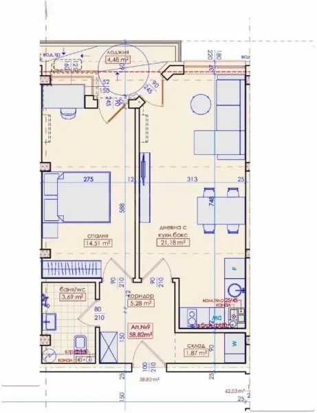 Modern 2-Bedroom Apartment in Burgas, Bulgaria - Image 1