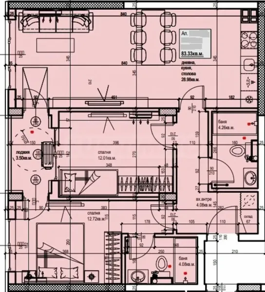 Spacious 3-bedroom apartment in Plovdiv center - Image 2