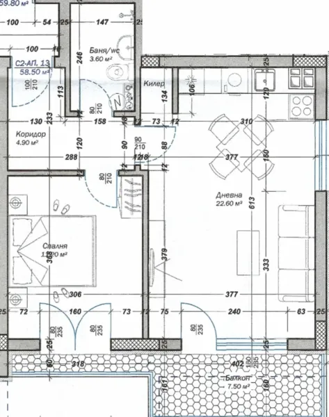 Spacious 2-Bedroom Apartment in New Varna Building - Image 3