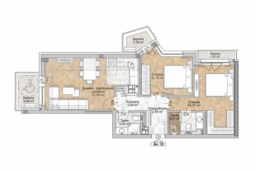 Modern Sofia Apartment – New Build - Image 1
