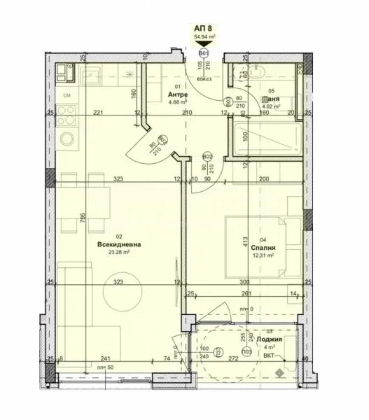 Modern Apartment in Varna's "Vinitsa" District - Image 3