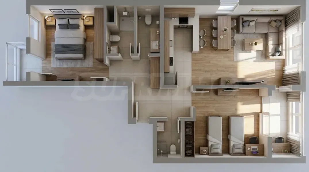 Spacious 2-Bedroom Apartment Near Plovdiv City Center - Image 4